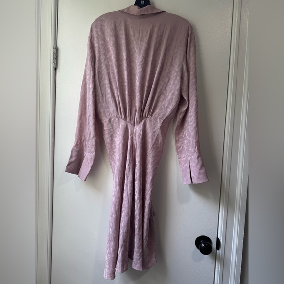 Zadig & Voltaire Women’s Rozo Leopard Pattern Silk Twist Knot knee Dress - Picture 9 of 14